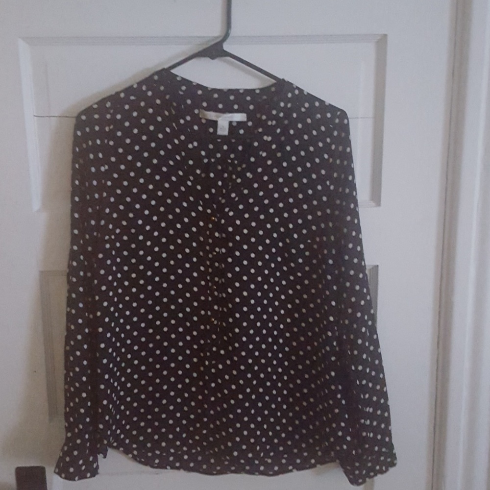 Polka dot blouse